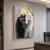 Altın Detaylı Çift At Figürlü 3D Lightbox Işıklı Tablo