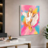 Renkli Marilyn Monroe Esintili 3D Lightbox Işıklı Tablo