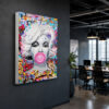 Marilyn Monroe Balonlu Pop Art Işıklı Lightbox Tablo
