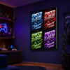 RGB LED Renk Değiştiren Speed Garage Drift Lightbox Tablo