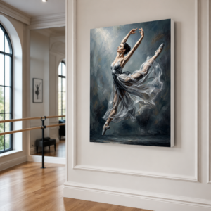Balerin Dansçı Tasarımlı LED Işıklı Lightbox Tablo
