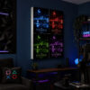 Kumandalı RGB LED İstanbul Boğazı Dekoratif Lightbox Tablo