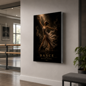 Modern Dansçı Tasarımlı LED Işıklı Lightbox Tablo