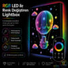 Kumandalı RGB LED Balon Temalı Bebek ve Çocuk Odası Lightbox Tablo
