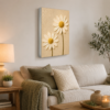 Papatya Desenli LED Işıklı Lightbox Tablo