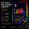 Kumandalı RGB LED Ankara Anıtkabir ve Atakule Lightbox Tablo