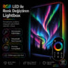 Kumandalı RGB LED Aurora Temalı Dekoratif Lightbox Tablo