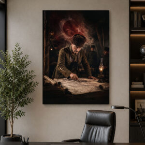 Çanakkale Savaşı Atatürk Temalı LED Işıklı Lightbox Tablo