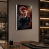 Türk Bayrağı Temalı Atatürk LED Işıklı Lightbox Tablo