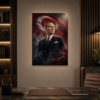 Türk Bayrağı Temalı Atatürk LED Işıklı Lightbox Tablo