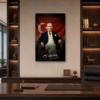 Atatürk Bayraklı LED Işıklı Lightbox Tablo