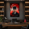 Kalpaklı Atatürk Türk Bayrağı LED Işıklı Lightbox